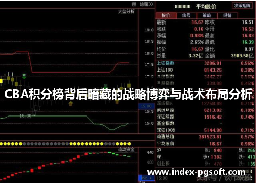 CBA积分榜背后暗藏的战略博弈与战术布局分析